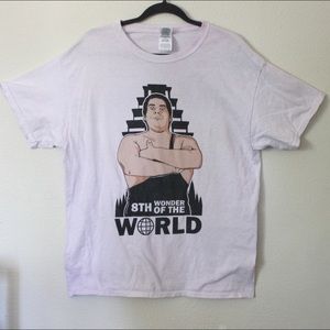 Vintage Tops - Andre The Giant Unisex Graphic Cotton Tee Vintage Tops - Andre The Giant Unisex Graphic Cotton Tee